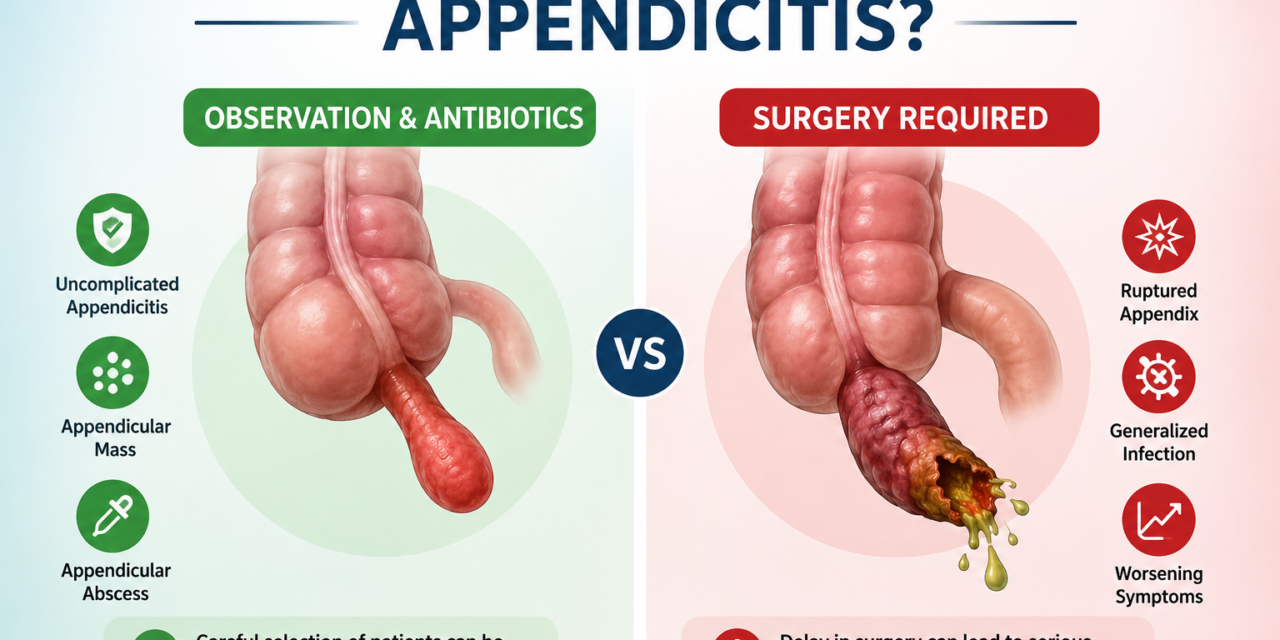 When Not to Operate Appendicitis?