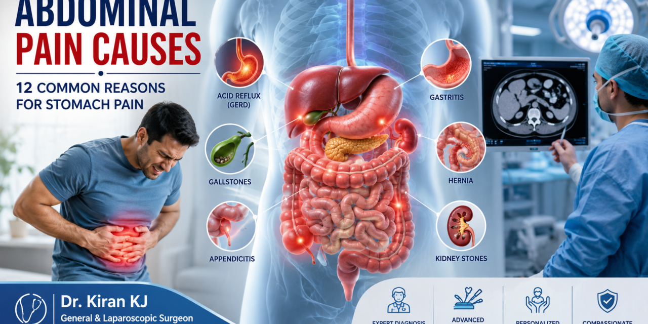 Abdominal Pain Causes: 12 Common Reasons for Stomach Pain