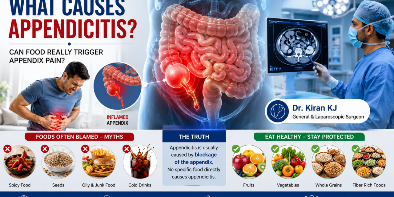 What Causes Appendicitis? Can Certain Foods Trigger Appendix Problems?