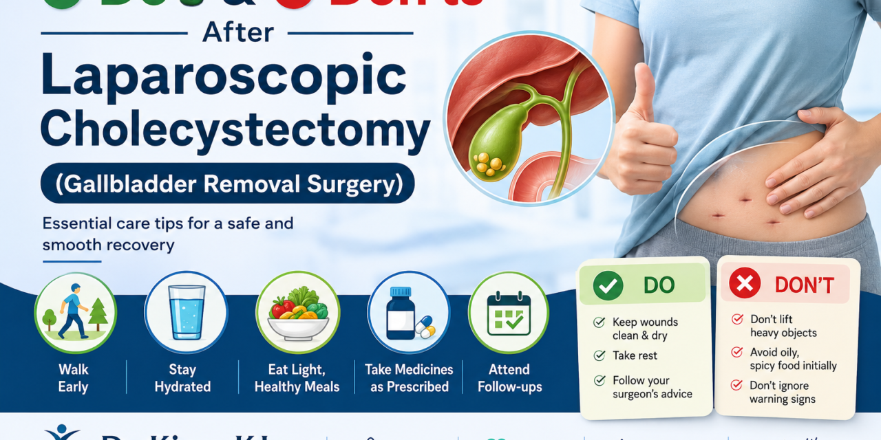 Do’s and Don’ts After Laparoscopic Cholecystectomy (Gallbladder Removal Surgery)